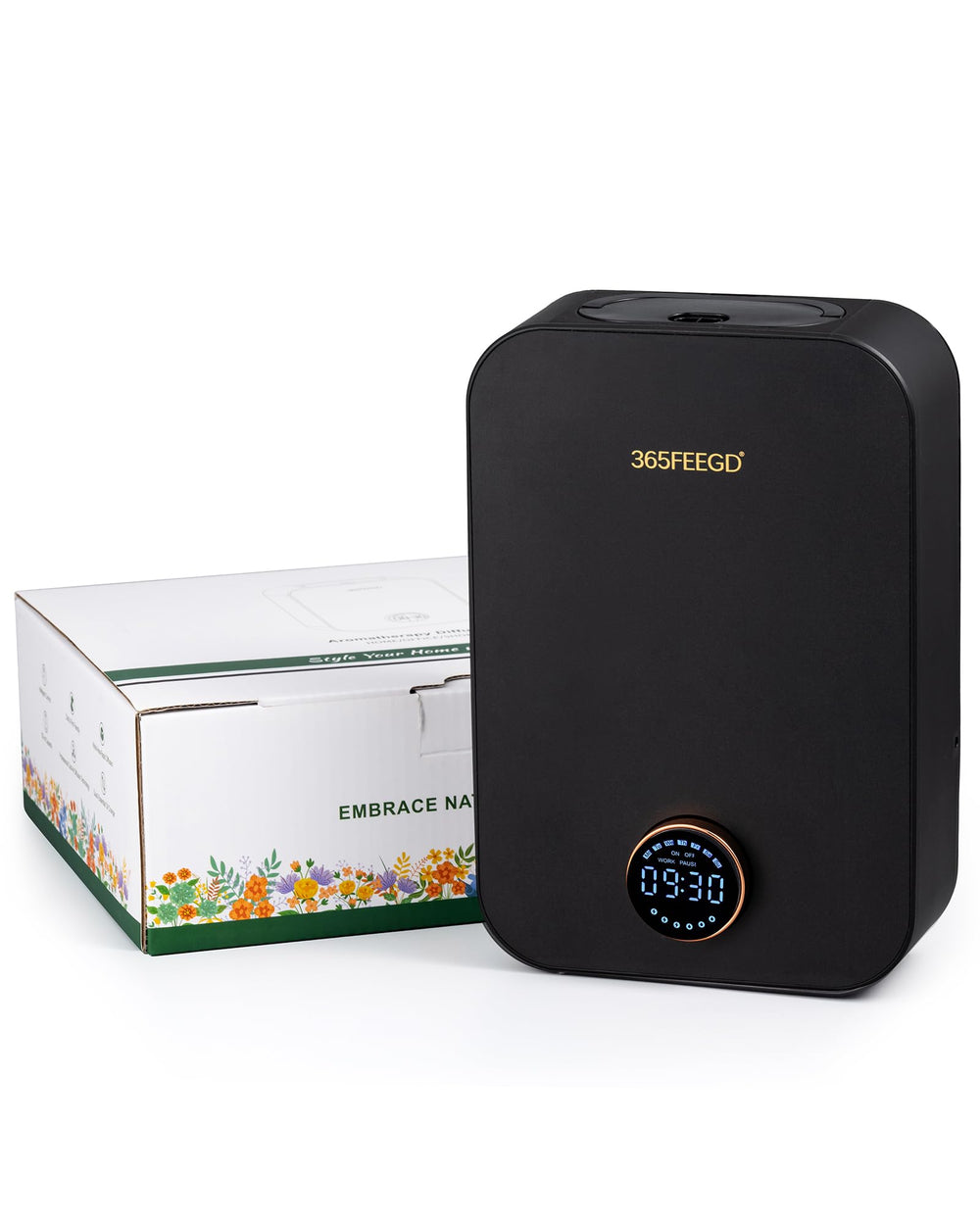 365FEEGD home diffuser 150ml capacity for extended use and room fragrance.