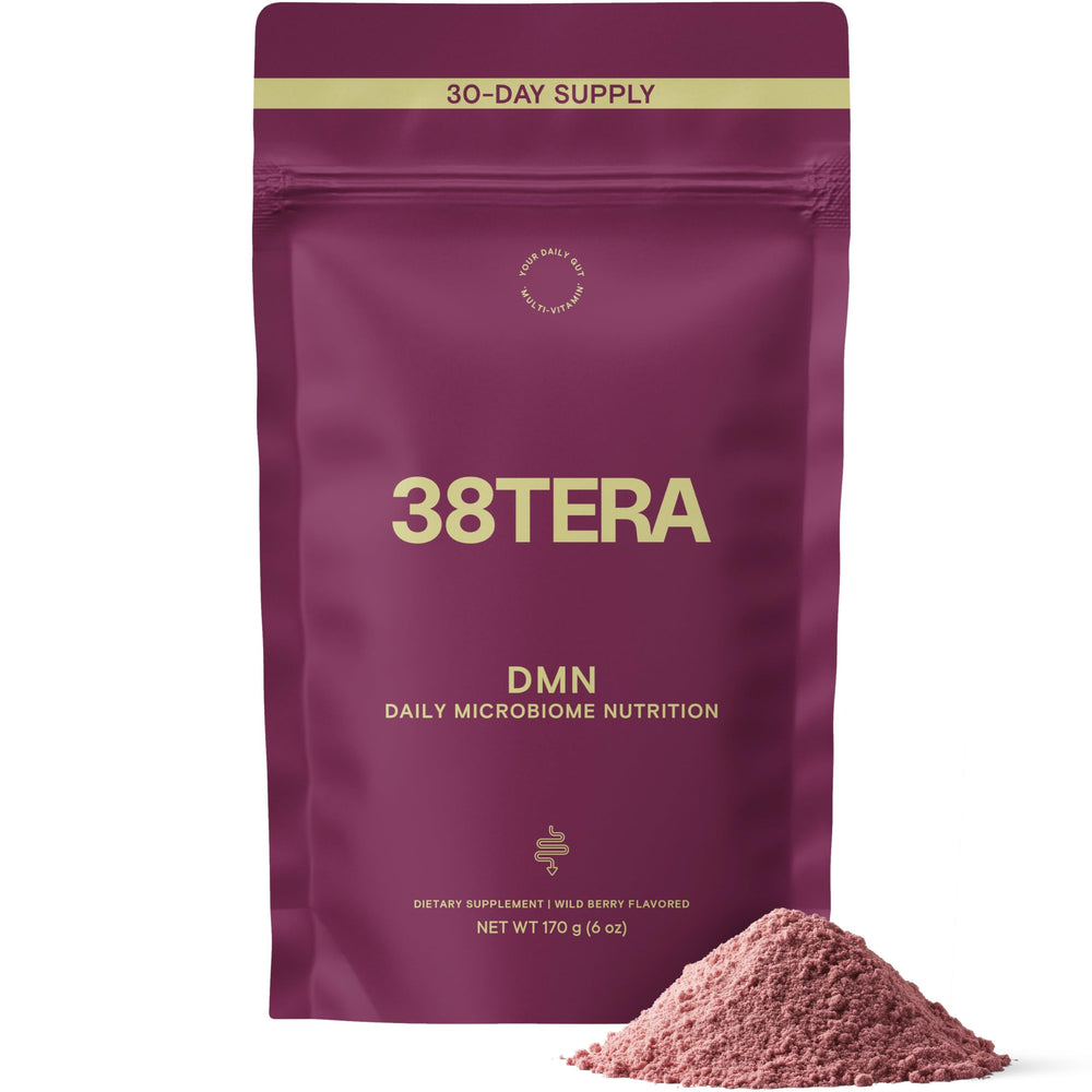 Front view of 38TERA DMN 6oz Wild Berry bottle