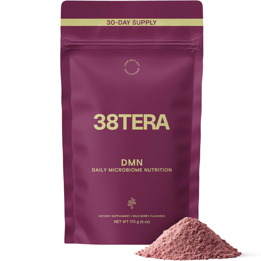 Front view of 38TERA DMN 6oz Wild Berry bottle