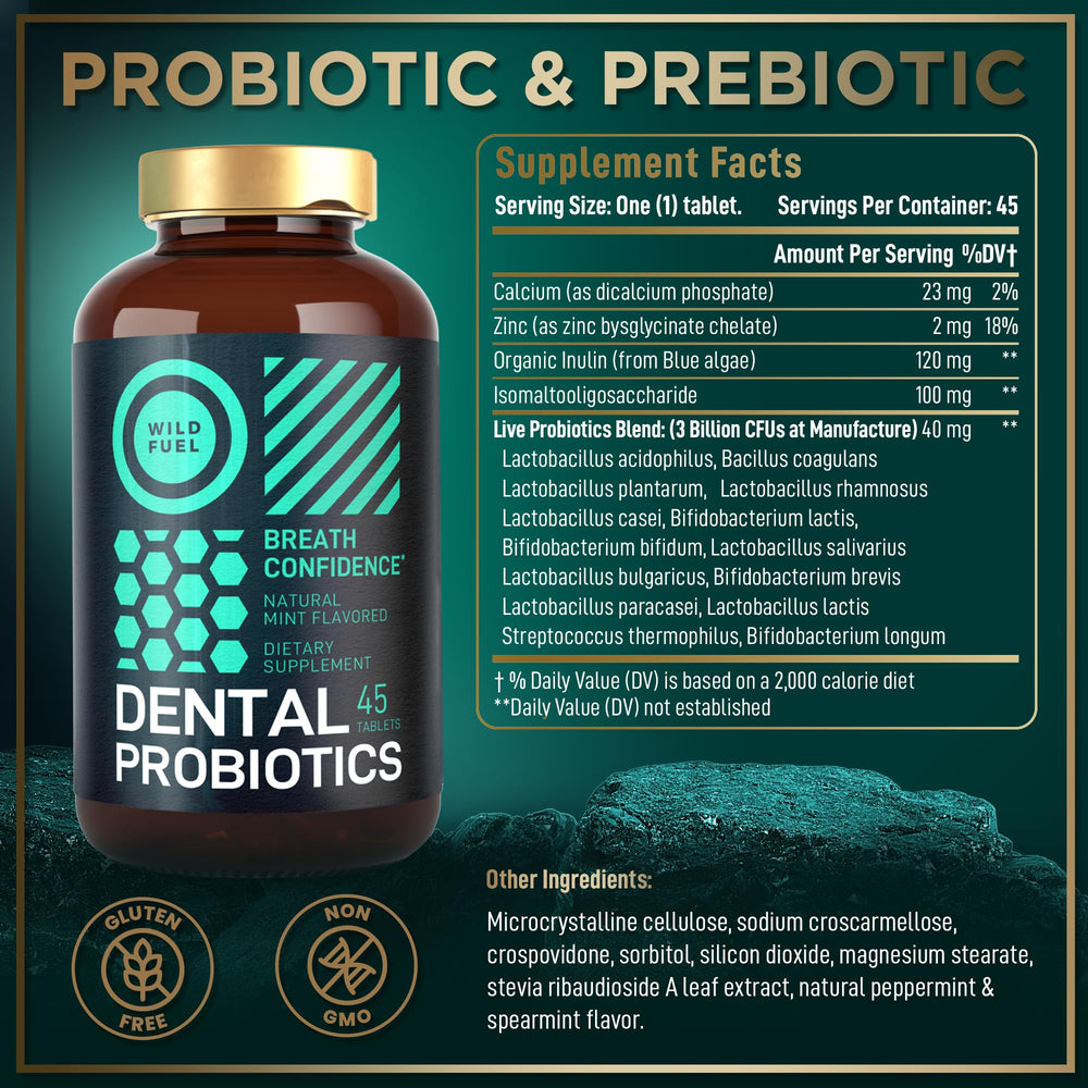 3 Billion CFU probiotic blend label