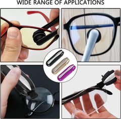 Black 3Pcs Glasses Cleaner – front view