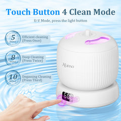 4 cleaning modes with touch-control panel