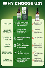 4-month supply of oregano oil drops