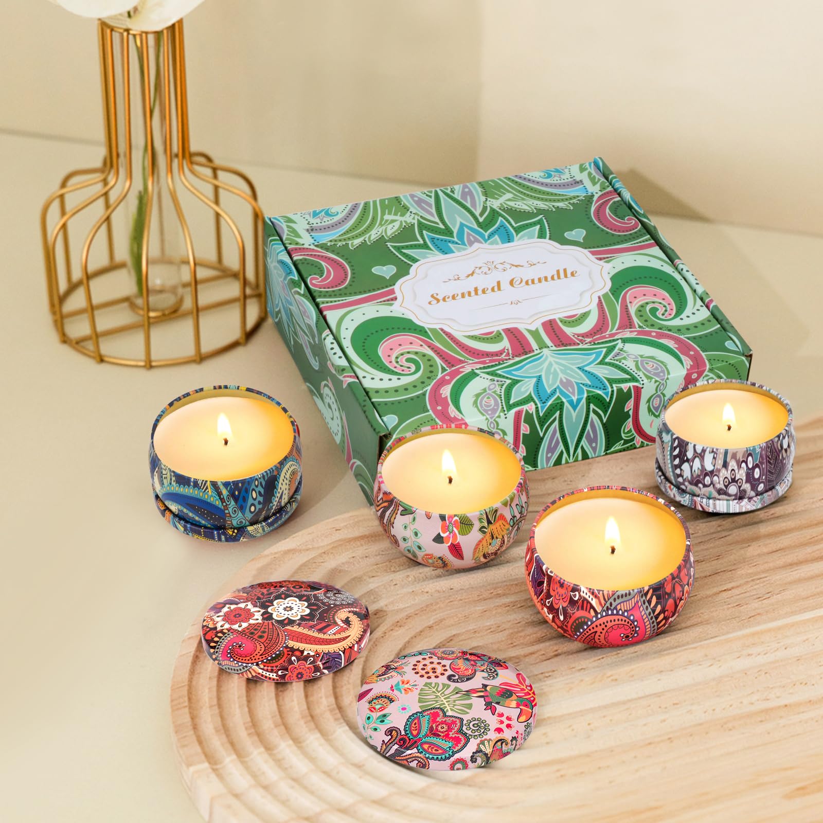 Sage & Sea Salt scented candle in a 10oz jar