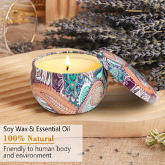 Lemon scented candle in a 10oz jar
