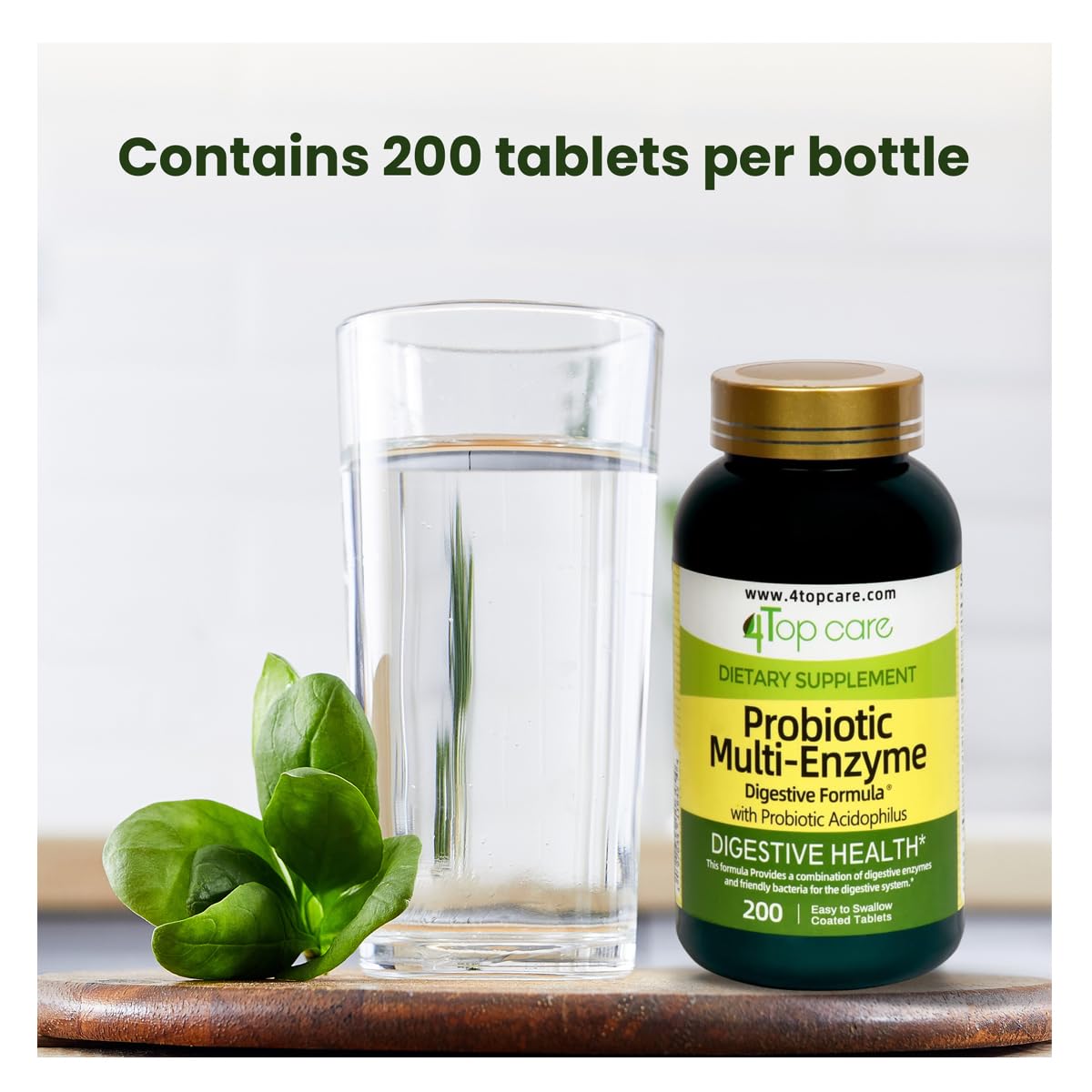 Spoon with capsules and powder on a light surface