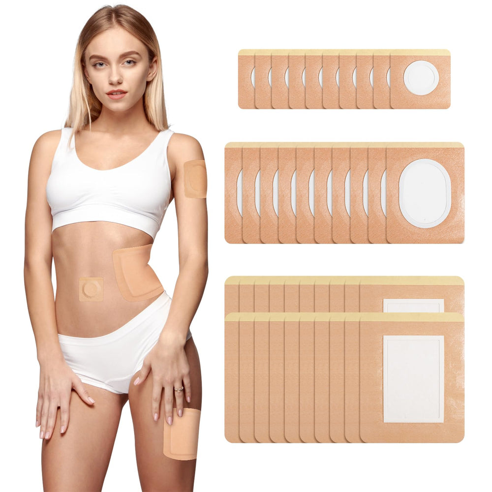Assorted 40 self-adhesive castor oil patches