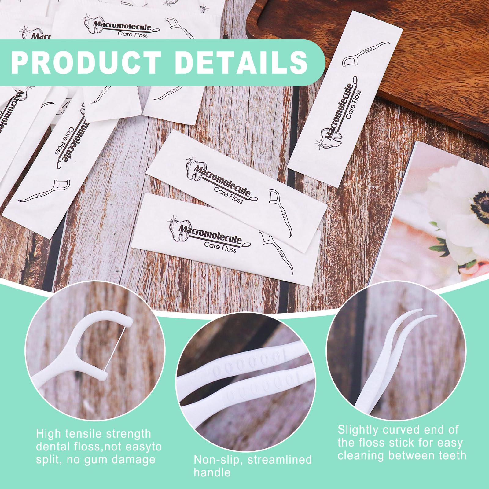 Travel-ready dental flossers for hotel, restaurant, and car use