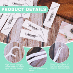 Travel-ready dental flossers for hotel, restaurant, and car use