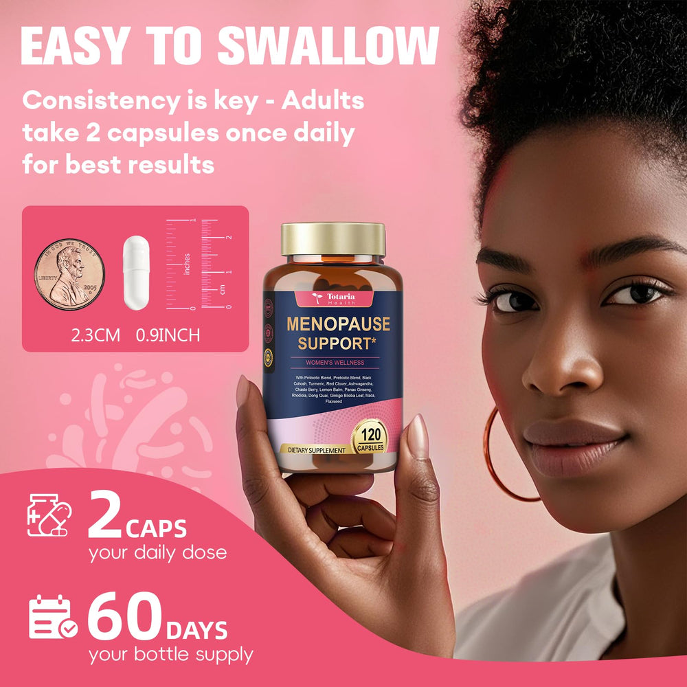 Wellness imagery for menopause support and overall vitality