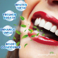Front view of 42-count whitening strips kit