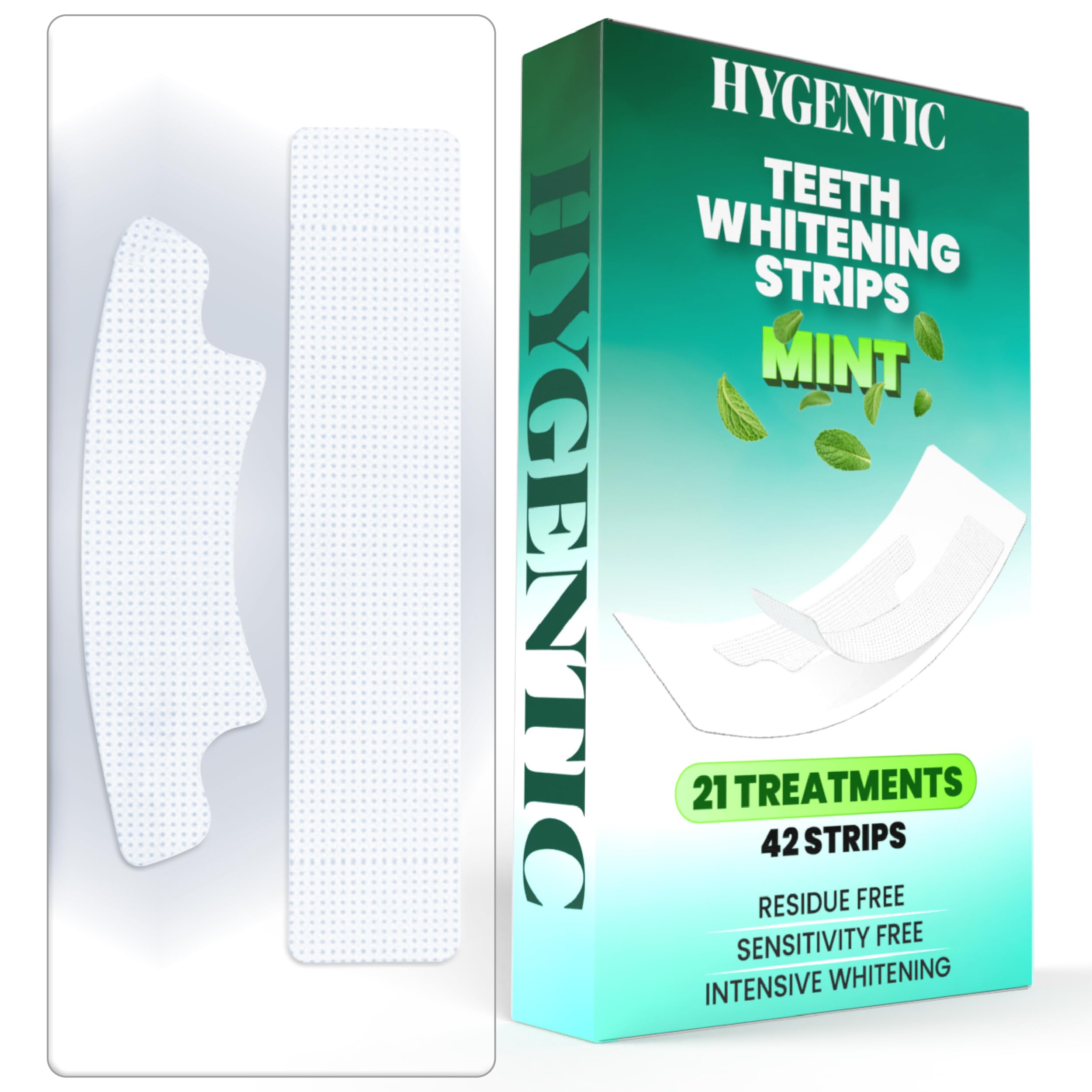 Minty finish mouth after whitening session