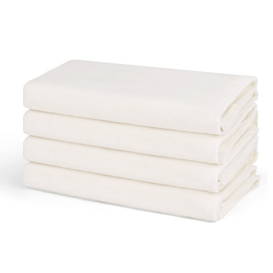 Absorbent cotton flannel cloth for castor oil pack sets