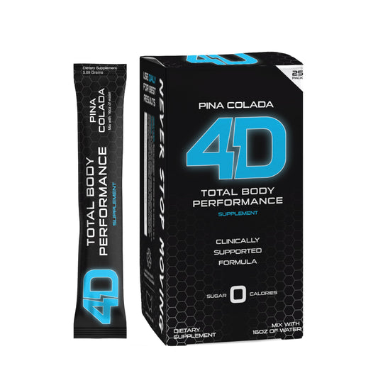 Box front displaying 25-unit Pina Colada flavor