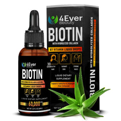 Hero image of 4Ever Beauty Liquid Biotin Collagen Drops 2oz bottle