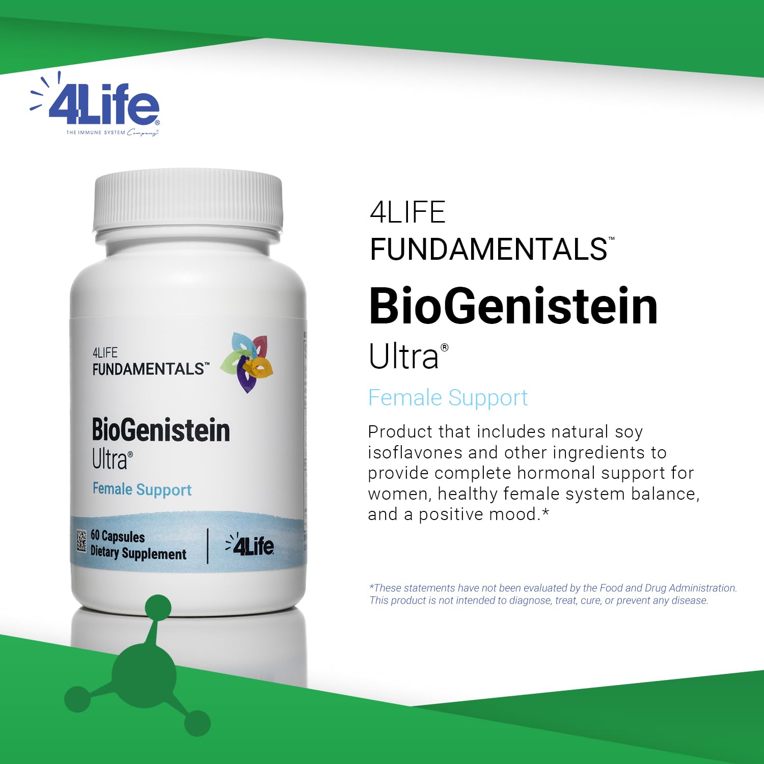 Key ingredients: soy isoflavones, black cohosh, chaste tree