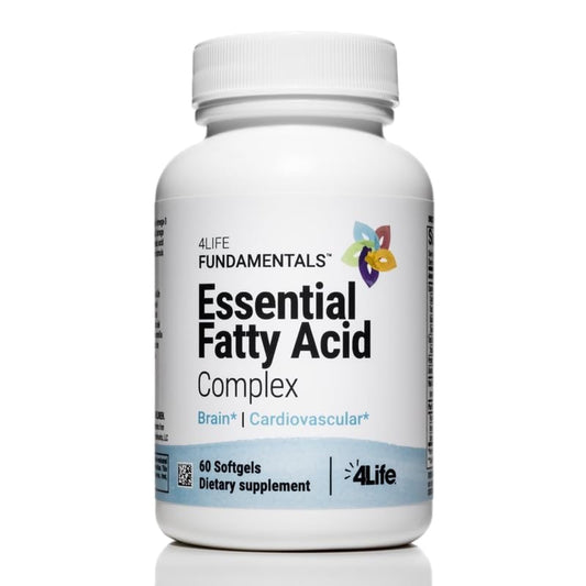 Label on bottle of 4Life Essential Fatty Acid Complex