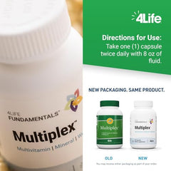 Packaging box and bottle displayed together