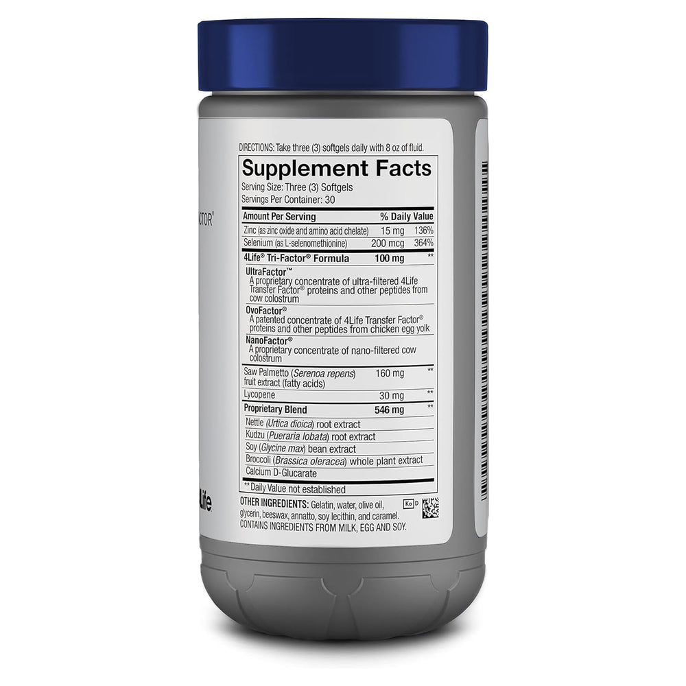 Key ingredients: lycopene, selenium, saw palmetto, and kudzu