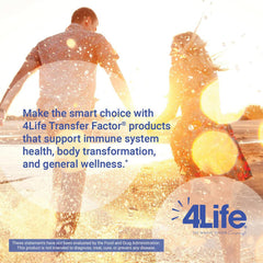 4Life Transfer Factor Plus packaging closeup emphasizing vegetarian-friendly format.