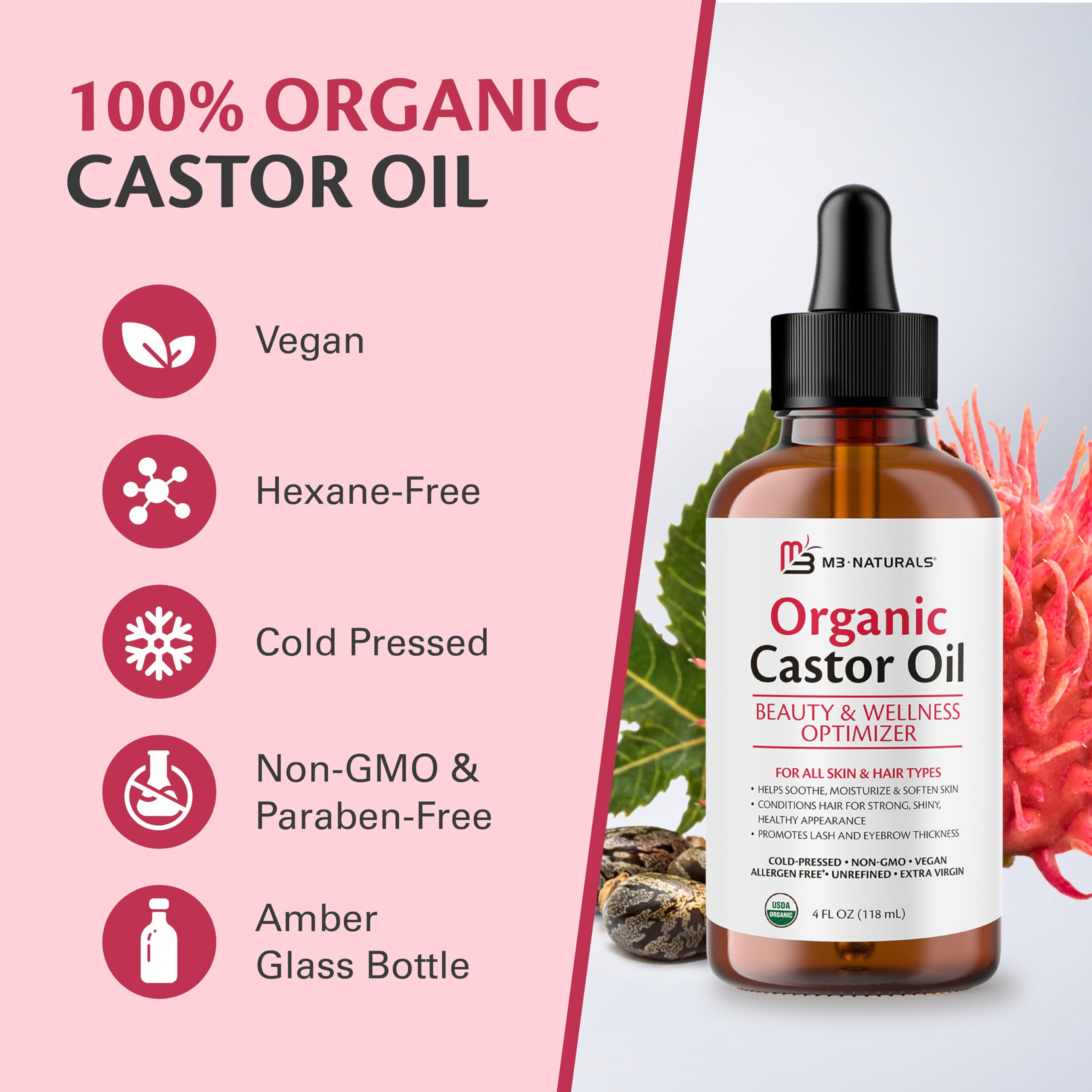 4 oz glass bottle with dropper for easy application