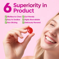 Nutrition facts for 5-in-1 Magnesium Glycinate Gummies