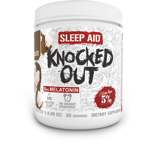 Knocked Out sleep aid bottle labeled hot chocolate flavor - image 1