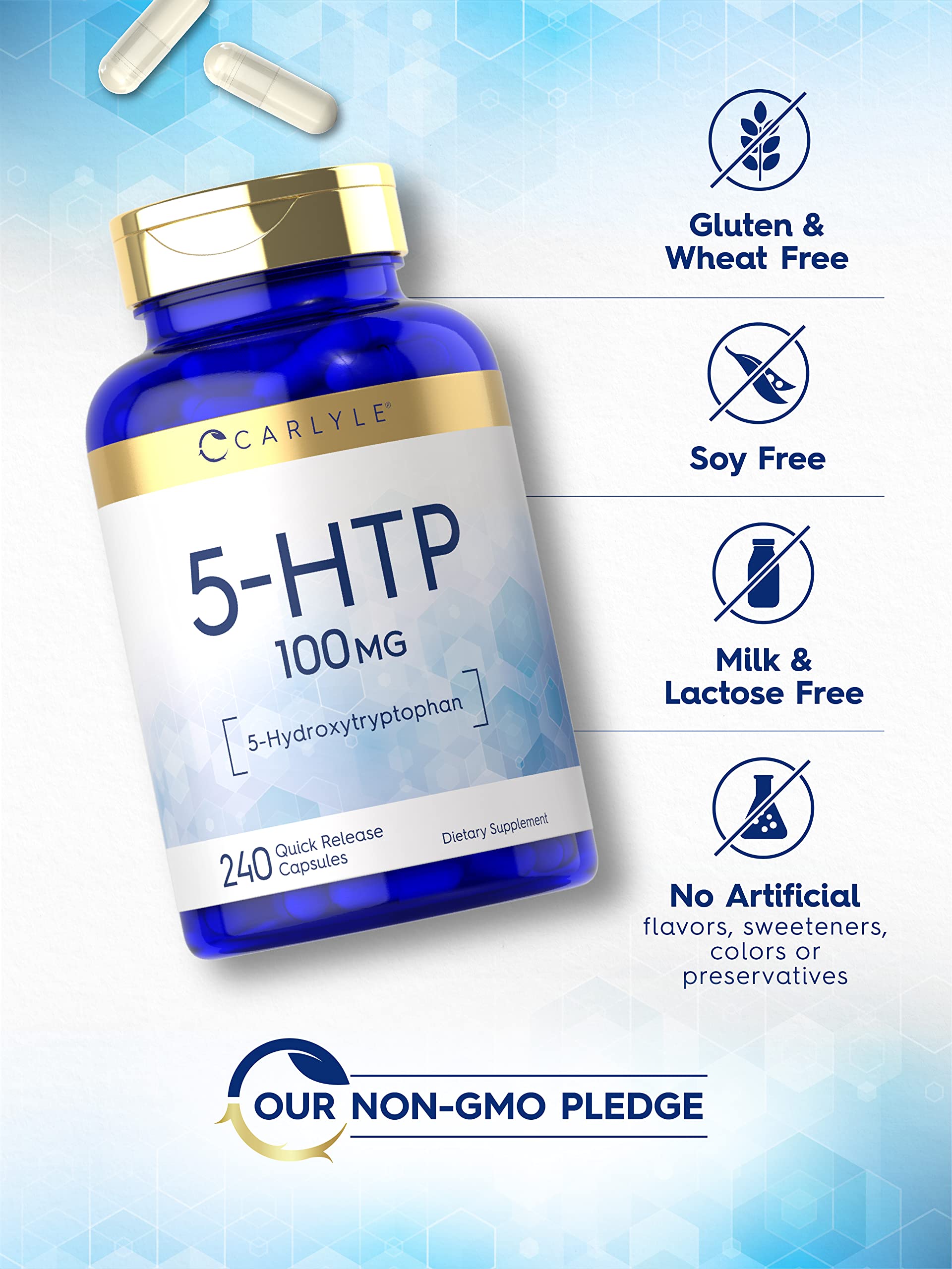 5-HTP quick-release capsules