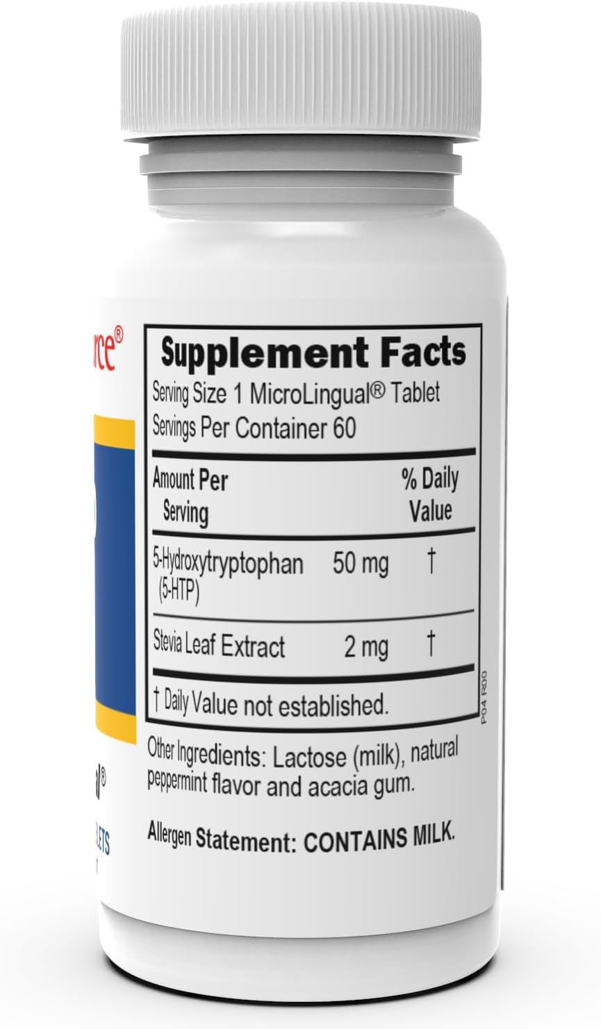Graphic showing 5-HTP supporting serotonin and sleep