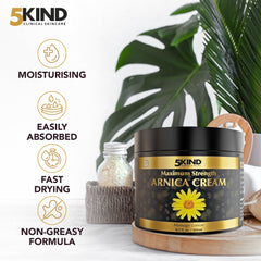 5kind arnica-cream in gym bag ready for post-workout use