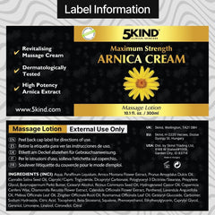 5kind arnica-cream packaging box with label visible