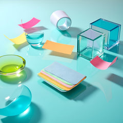 Colorful eyeglasses cleaning cloth
