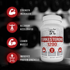 Ingredients panel showing Turkesterone extract