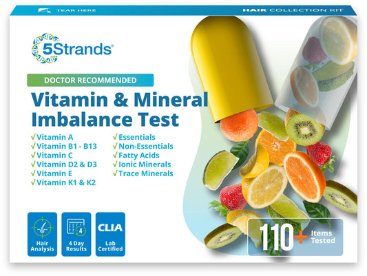 Hair sample collected for 5Strands Nutrition Test