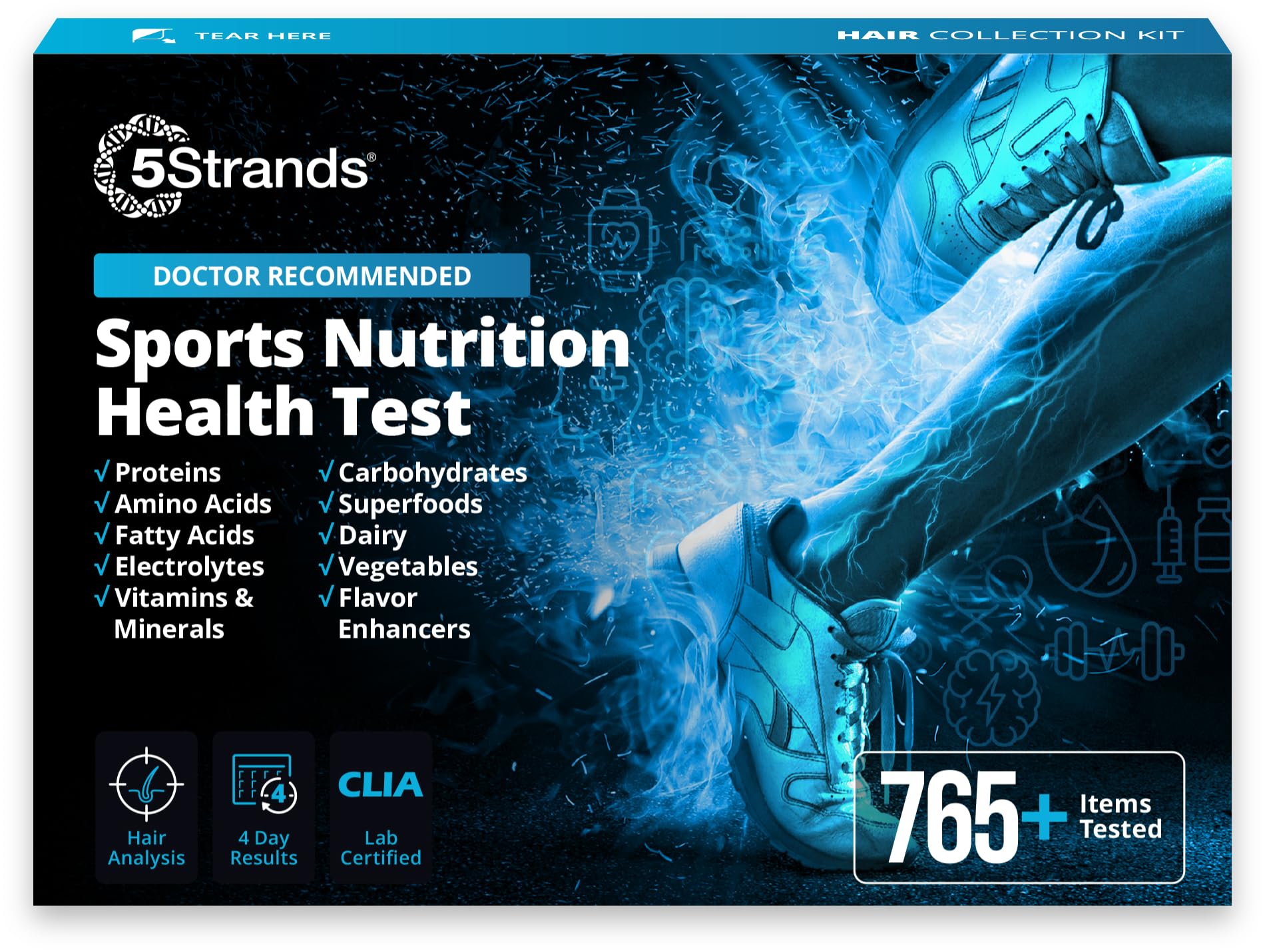 5Strands health test overview for adults and kids