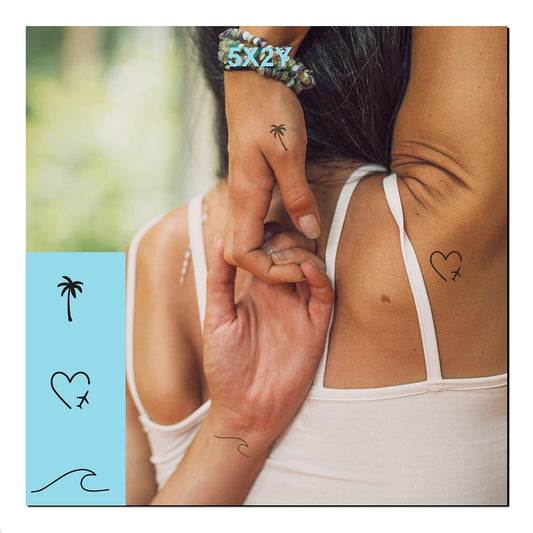 5X2Y Tattoo Tech forearm design, realistic semi-permanent look that lasts.