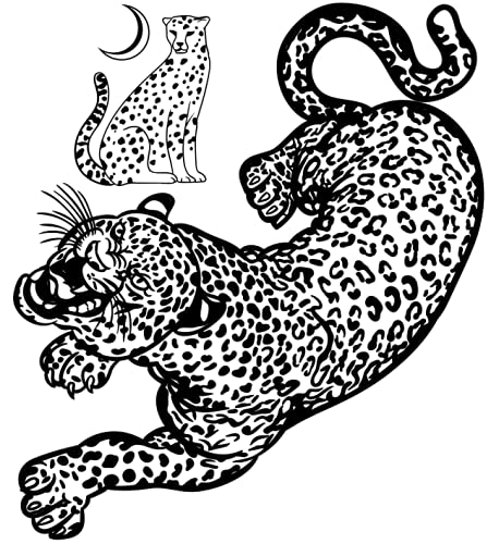 5X2Y Tattoo Tech Leopard design for long-lasting, water-safe skin art.
