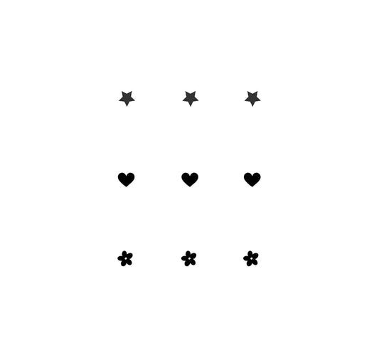 5X2Y Tattoo Tech tiny heart star on wrist demonstrates waterproof durability