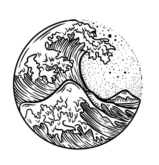 5X2Y Tattoo Tech wave design for a realistic, long-lasting tattoo look.