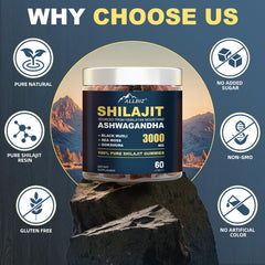 Natural energy and vitality from Himalayan Shilajit gummies