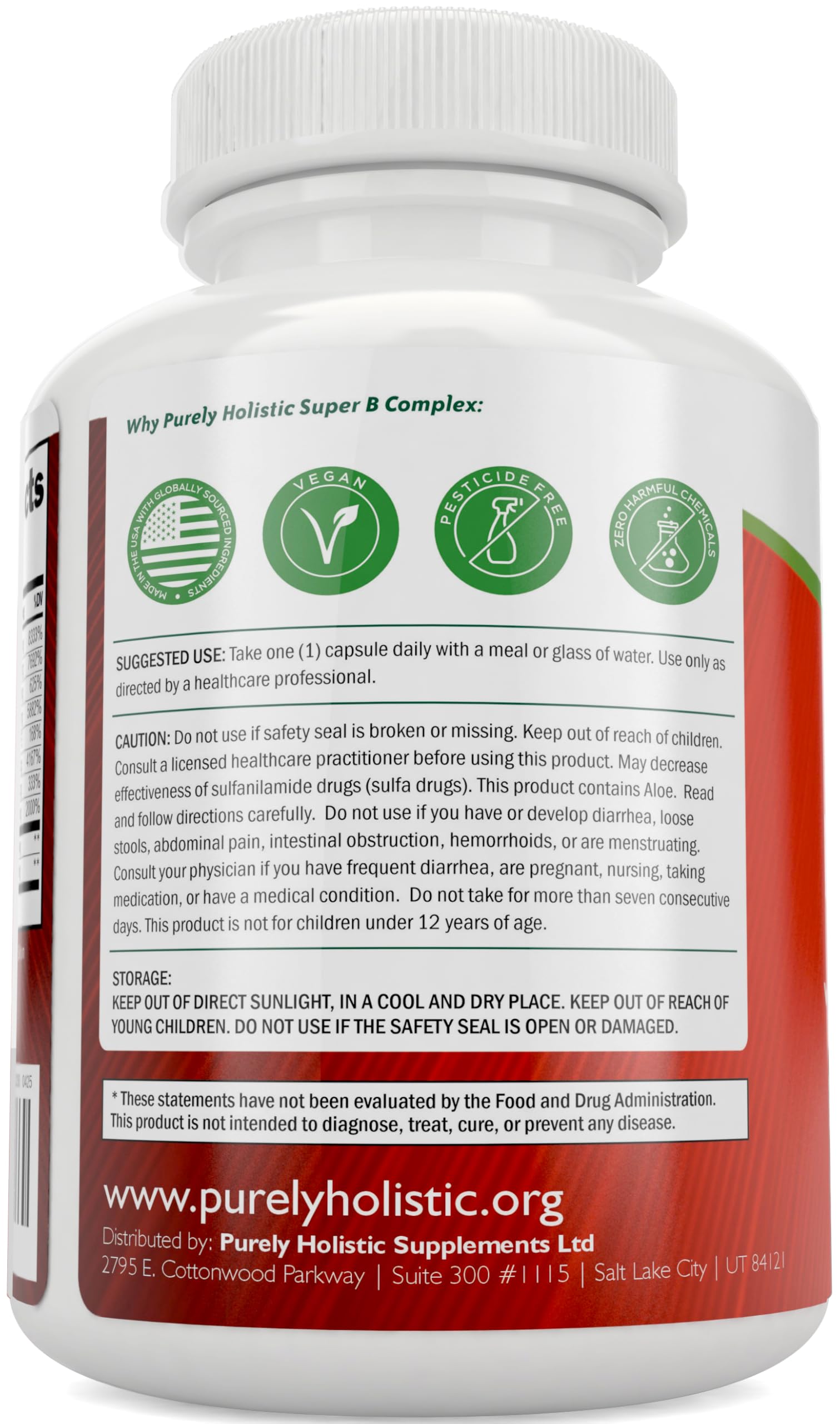 6-month supply: 180 capsules per bottle
