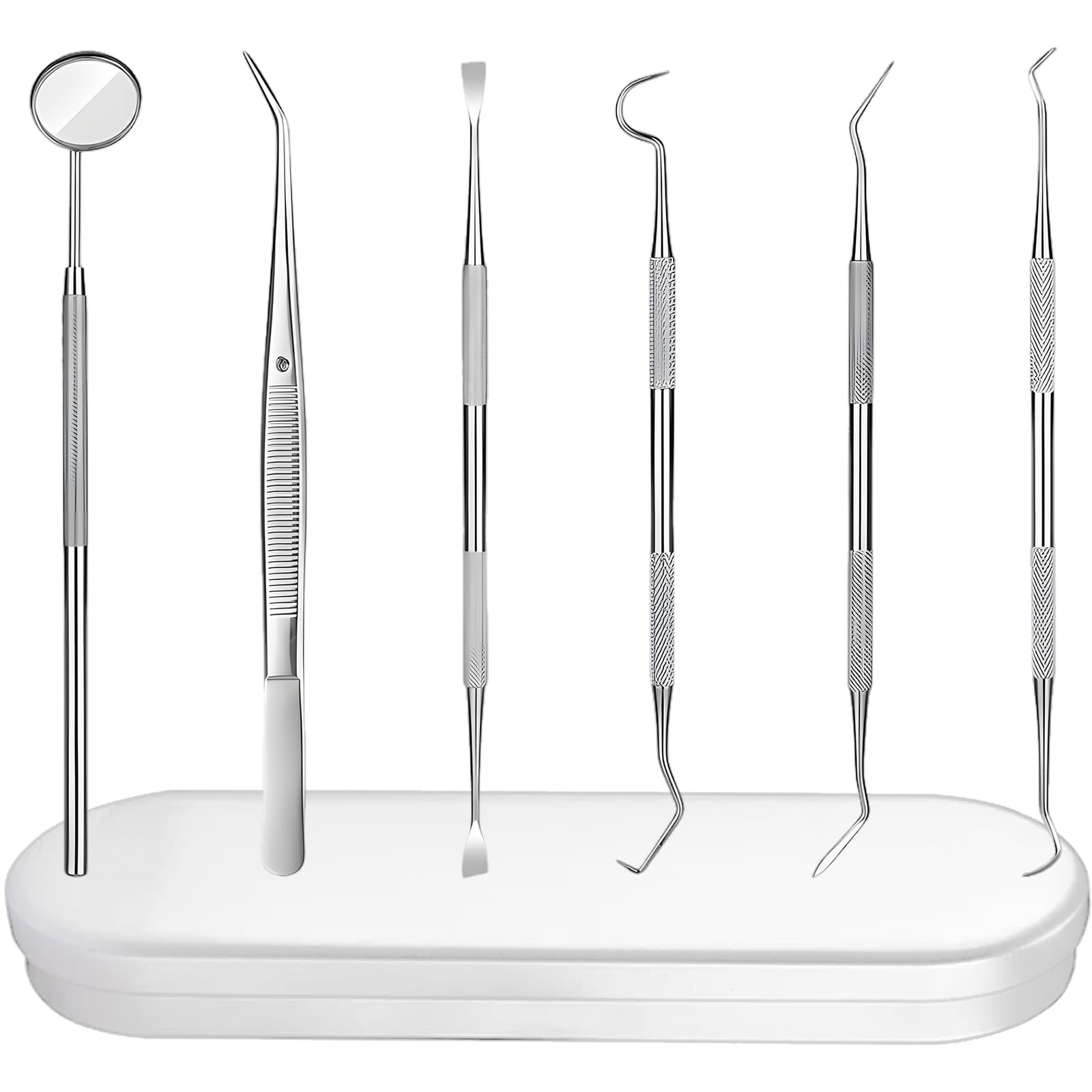 6-piece dental tools set in case