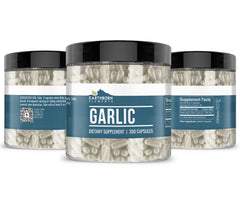 60-day supply of garlic capsules for two months of health support