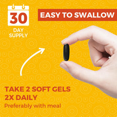 Package shot of 60 softgels bottle