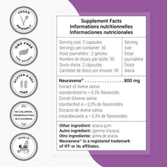 60 vegetarian capsules in bottle