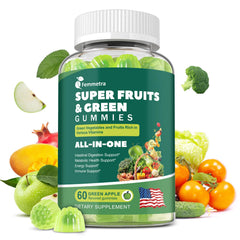Bottle of 61-in-1 Super Greens Daily Gummies