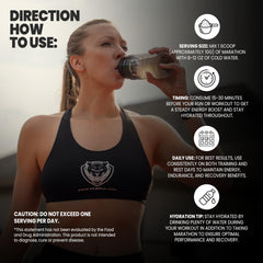 Label showing BCAAs and 12 essential amino acids