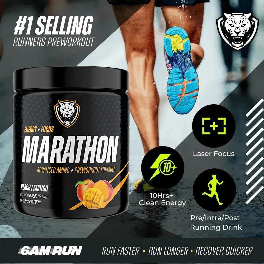 Cardio pre-workout energy usage for running