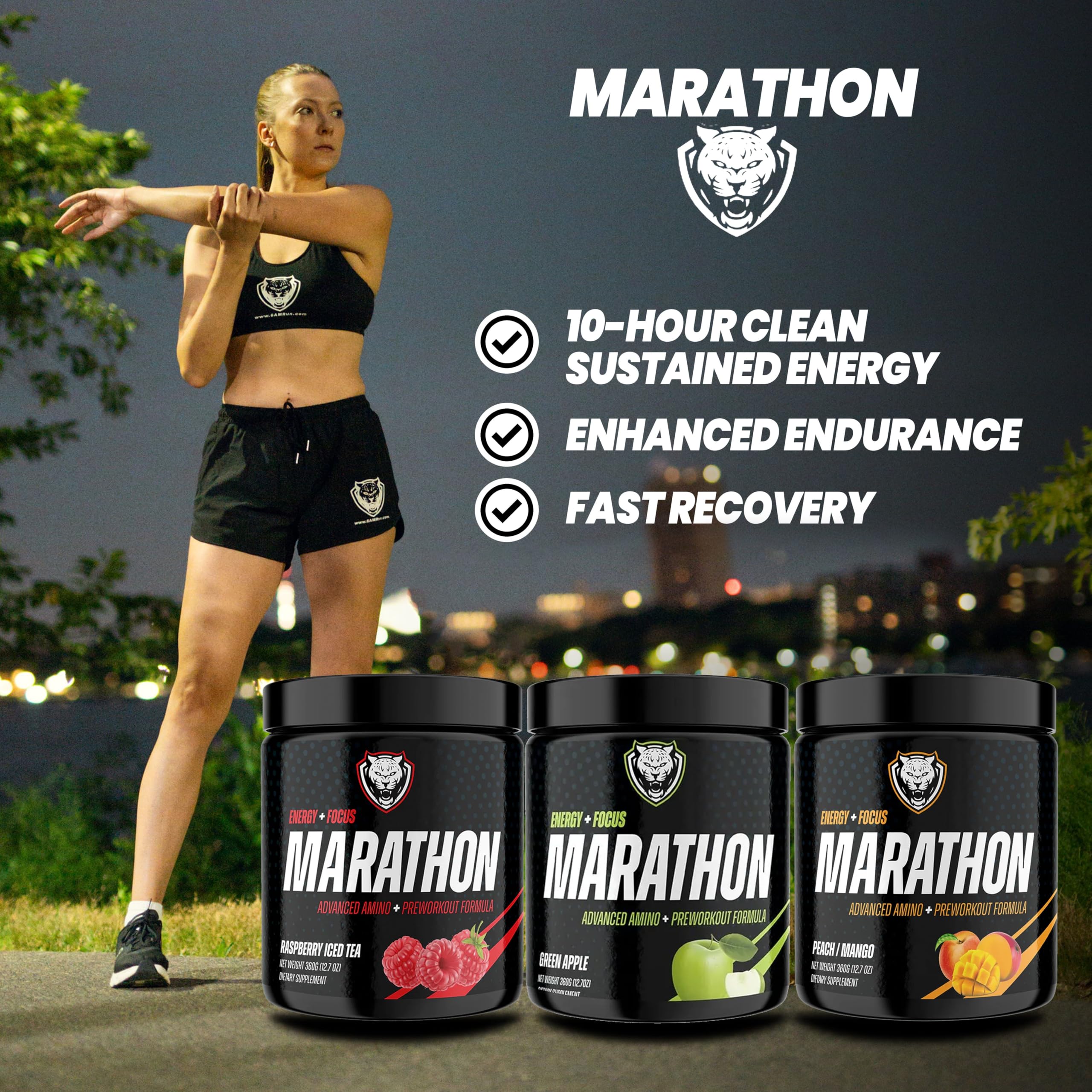 Recovery and stamina benefits for runners illustration
