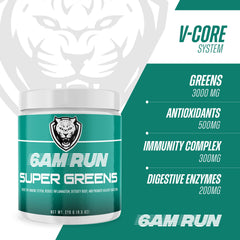 Close-up of vibrant green powder texture